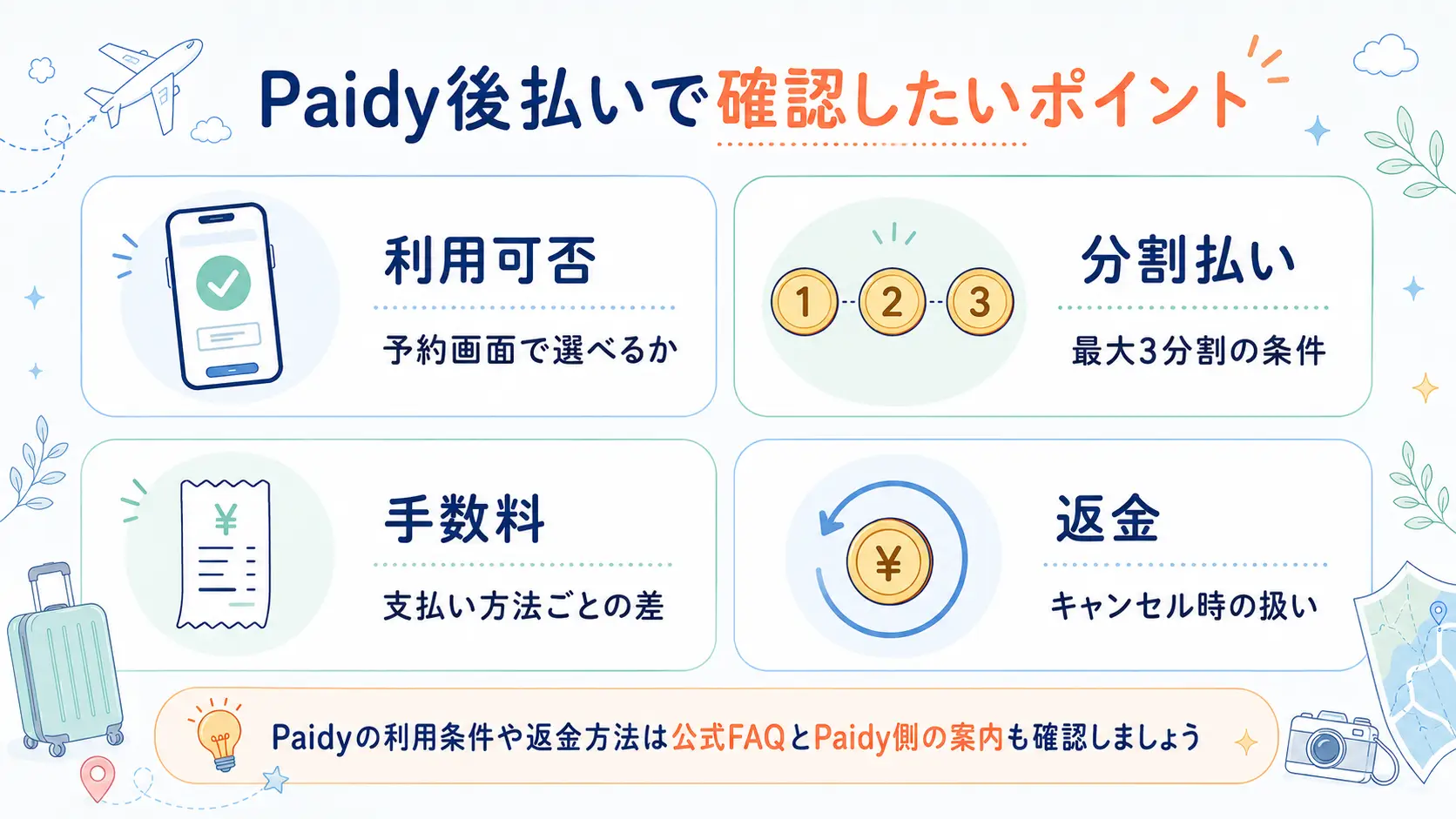 JcationでPayPay決済を使う前に確認したいことと返金時の注意点
