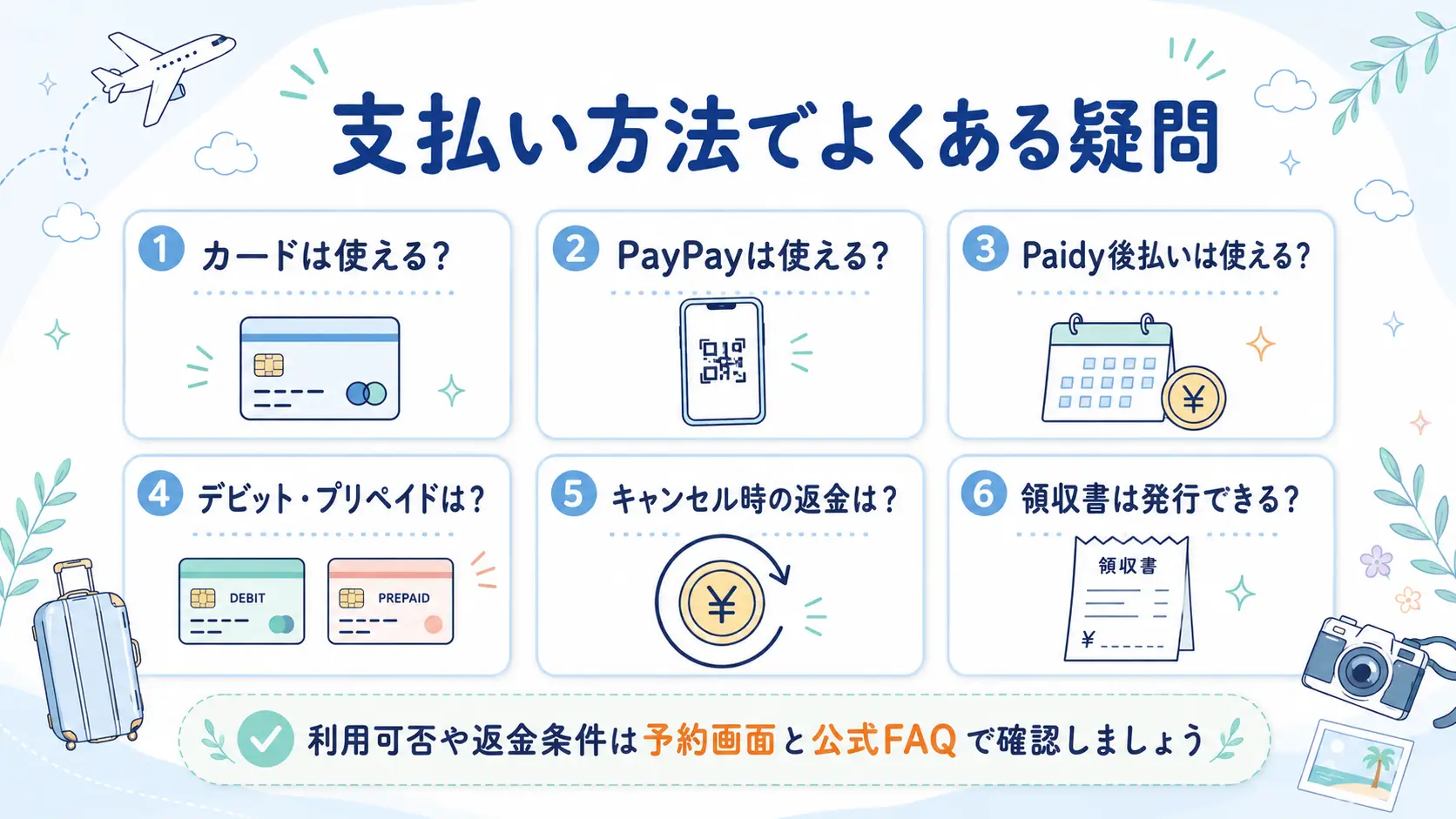 Jcationの支払い方法に関するよくある疑問まとめ